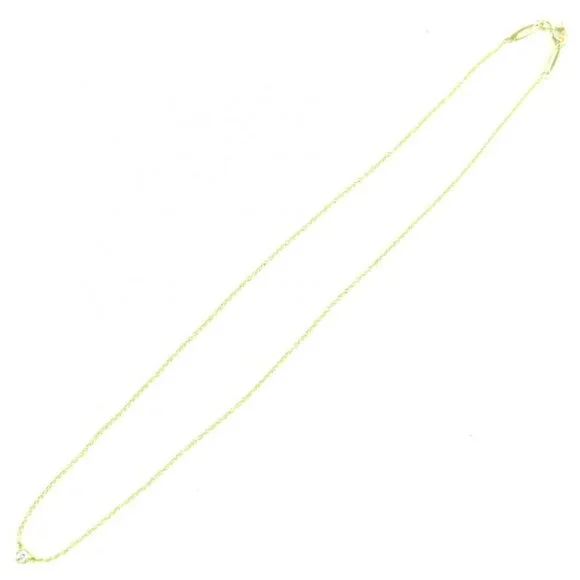 Tiffany & Co. Elsa Peretti By The Yard Necklace 18K YG Diamond 0.05ct - Picture 5 of 9